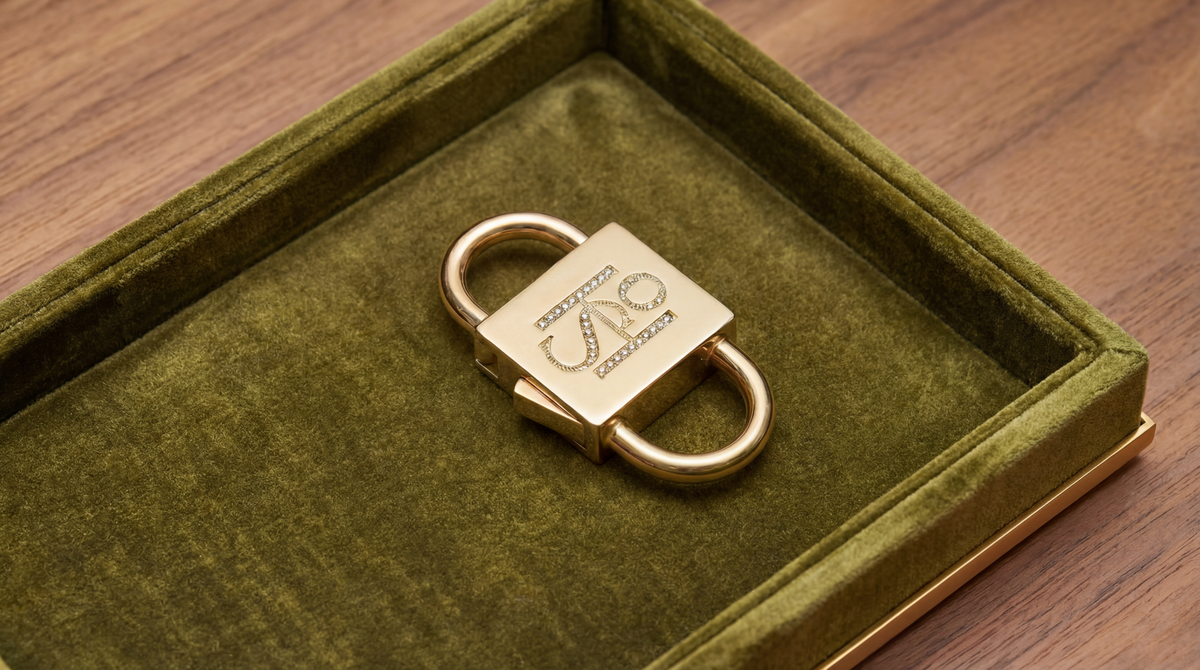 House of Sol Diamond Paved Lock