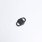 HoS Lock in black rhodium finish on sterling silver, shown closed on a white backdrop