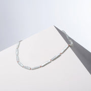 Bébé Blanc 17-inch Biwa pearl row with silk-knotted construction by House of Sól
