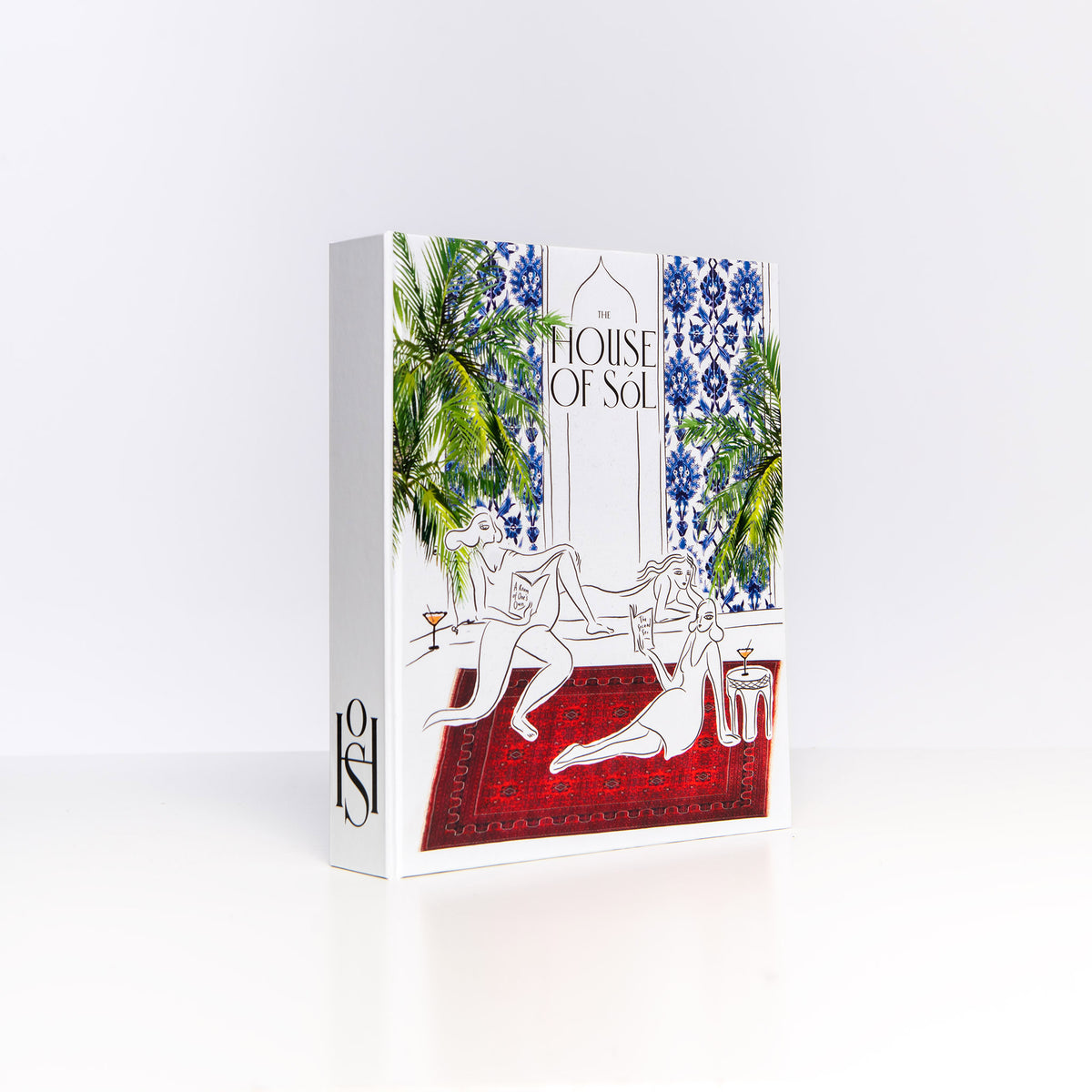 2021 Collector's Edition Box standing at an angle, illustrated cover and monogrammed spine